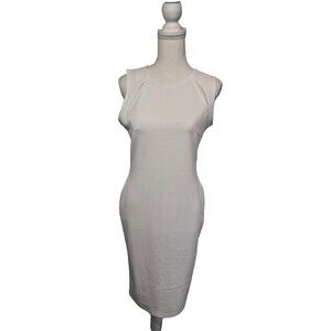 Almous famous Ivory dress Sleeveless Size L